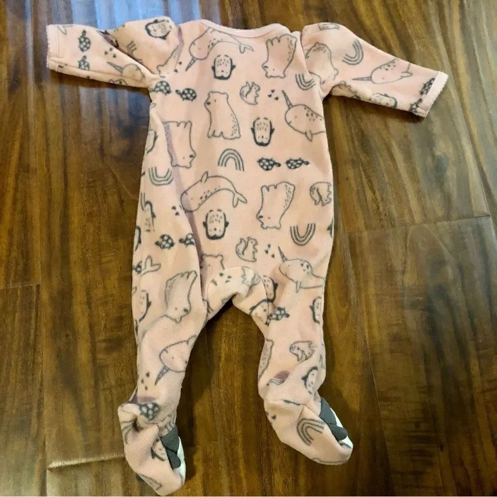 Simple Joy By Carter’s Bundle of Two Footies for Preemies - Picture 5 of 16